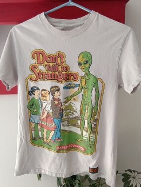 Steven Rhodes Shirt Dont Talk To Strangers Men Clothes